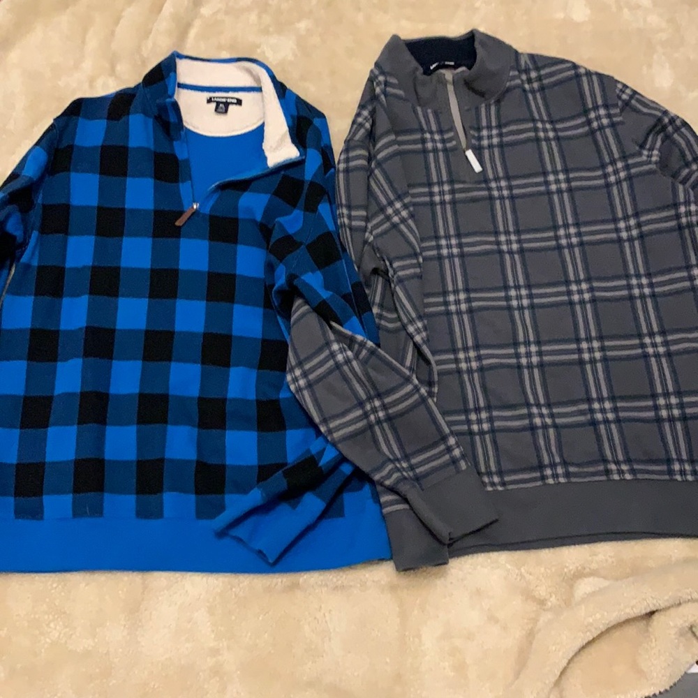 Two Lands’ End pullovers